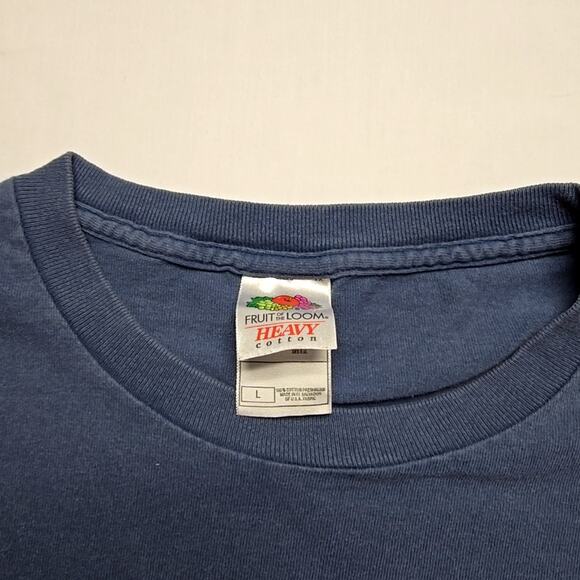 Vintage Funny Party Shirt This Is My Party Shirt Large Blue Graphic Humor Tee - Picture 3 of 7